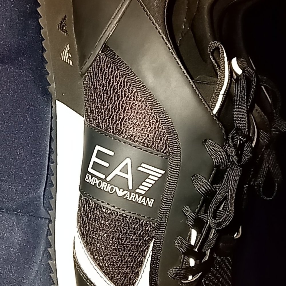 Emporio Armani EA7 B&W Laces Black/White Trainers